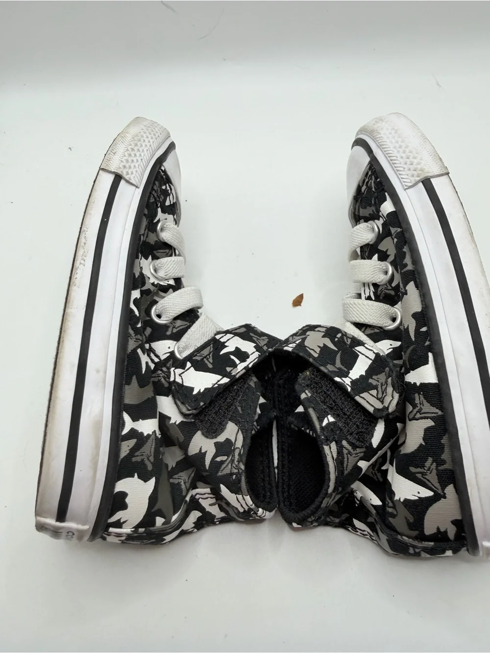 Converse Kids Black & White Camo High Top Sneakers